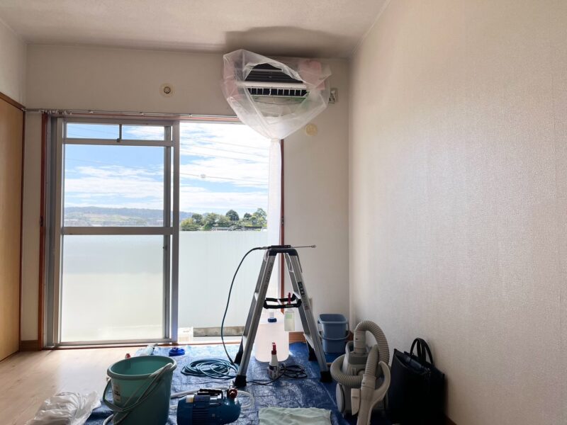 マンション空室エアコンクリーニング